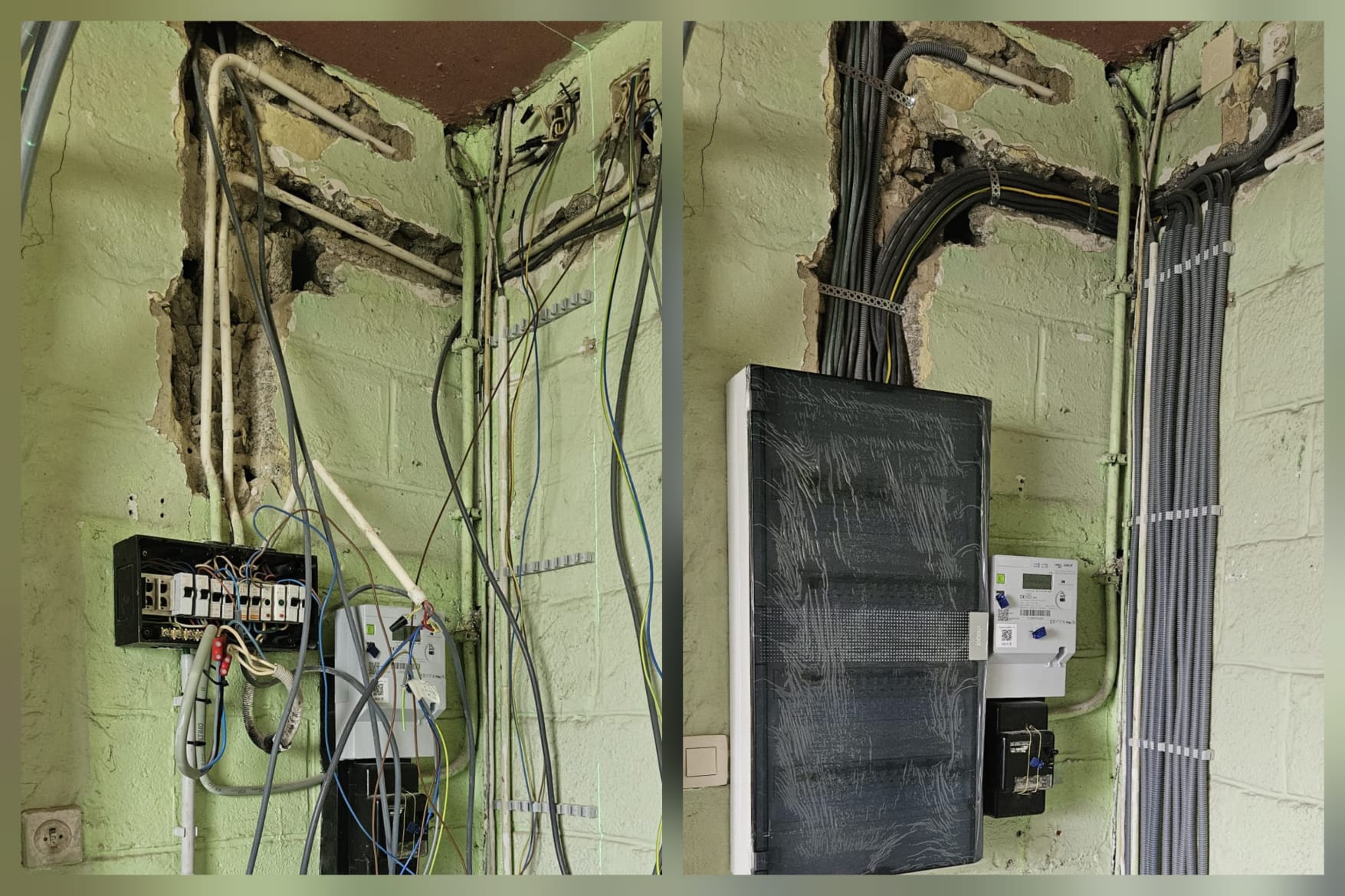 Travail réalisé - Électricité